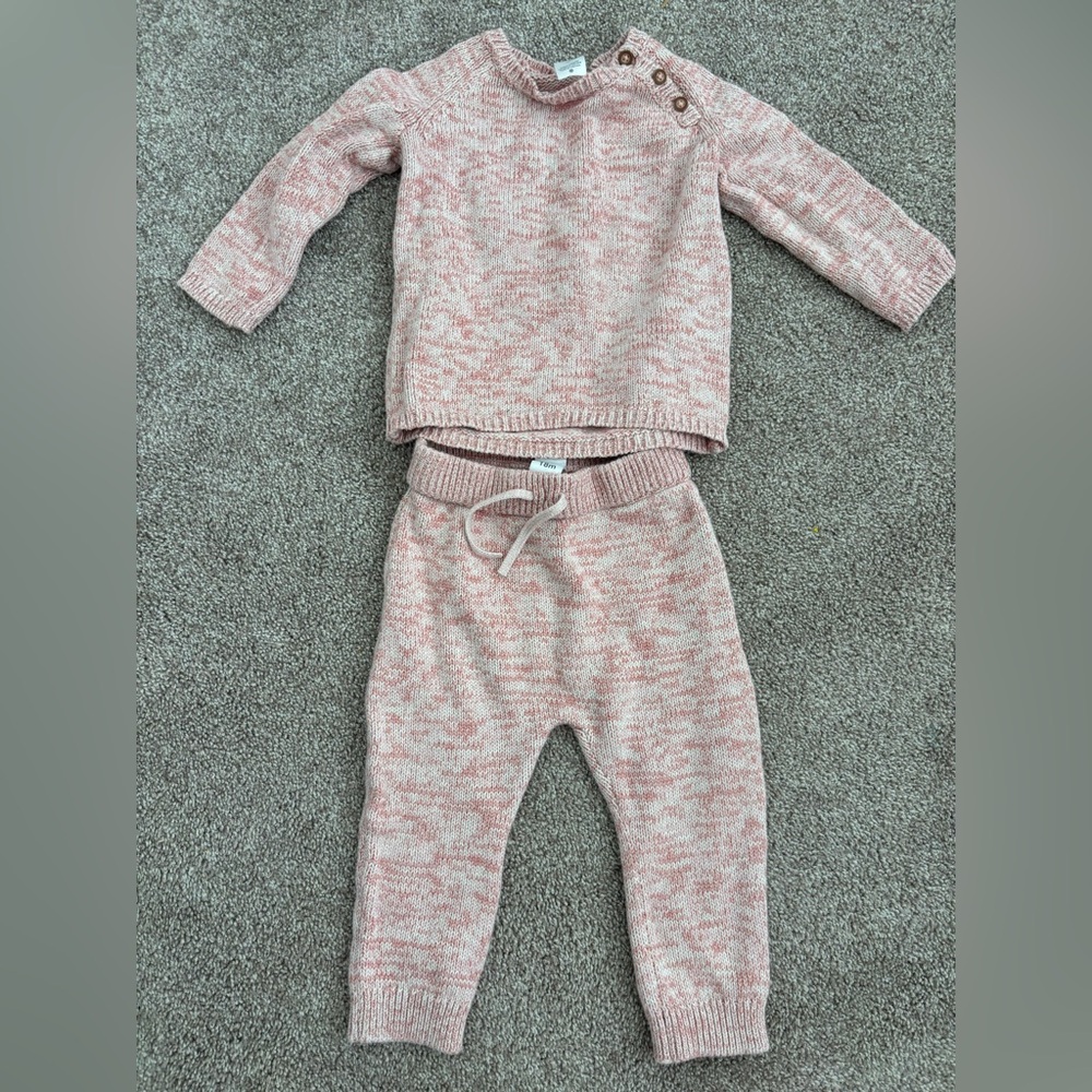 Carters Pink Sweater Outfit